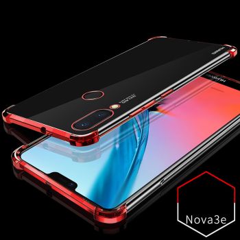 Air Bag Drop-proof Silicone Ultra Thin Transparent Back Cover Case For Huawei Nova 3e/Nova 3i/Nova 3