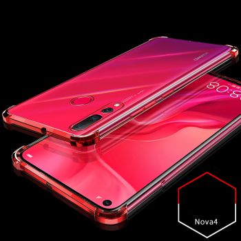 Air Bag Drop-proof Silicone Ultra Thin Transparent Back Cover Case For Huawei Nova 4/Nova 4e