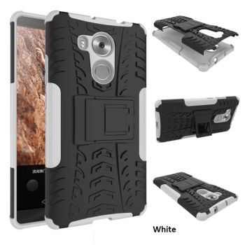 Cool Tire Pattern PC + TPU Shockproof Kickstand Phone Case For Huawei 8