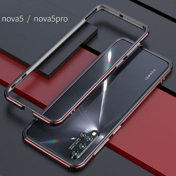 Double Color Metal Bumper Protective Case For HUAWEI Nova 5 Pro/Nova 5/Nova 5i