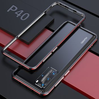 Double Color Metal Bumper Protective Case For HUAWEI P40 Pro/P40