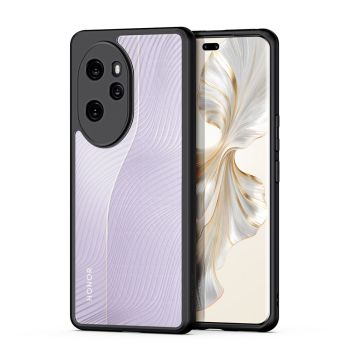 Flowing Lines Frosted Feel PC Backplane Soft TPU Edge Protective Case For Honor 100 Pro