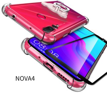 Full Protection Air Bag Drop-proof Silicone Transparent Soft Back Cover Case For Huawei Nova 4