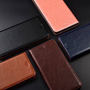 Genuine Cowhide Leather Protective Case For Huawei Enjoy 9S/9E/9 Plus/Enjoy Max/Enjoy 9