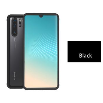 LoveMei Shadow Series Tempered Glass Back Cover With Metal+TPU Frame For Huawei P30 Pro