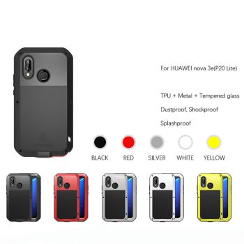 LoveMei Shockproof Dustproof Splashproof Powerful Protective Case For Huawei P20 Lite/Nova 3e