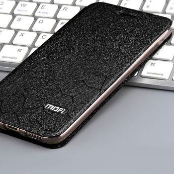 Mofi Classic Silk Series Flip Leather Protective Case For Huawei Enjoy 8e/8 Plus/Enjoy 8