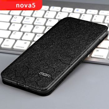 Mofi Classic Silk Series Flip Leather Protective Case For HUAWEI Nova 5 Pro/Nova 5
