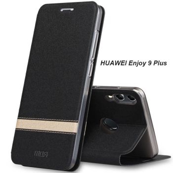 Mofi Contrasting Flip Leather Protective Case With Stand Function For Huawei Enjoy 9 Plus/Enjoy 9