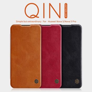 NILLKIN Classic Qin Series Flip Leather Protective Case For HUAWEI Nova 5 Pro/Nova 5