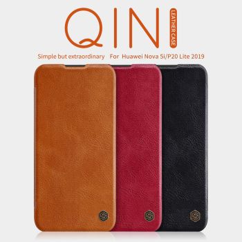 NILLKIN Classic Qin Series Flip Leather Protective Case For HUAWEI Nova 5i/P20 Lite 2019