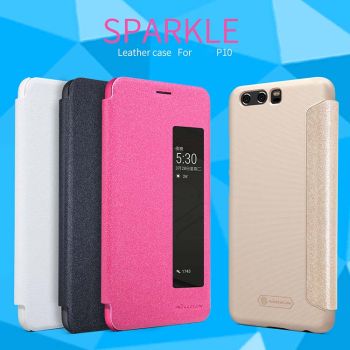 NILLKIN Sparkle Series Flip Leather Cover For HUAWEI P10/P10 Plus