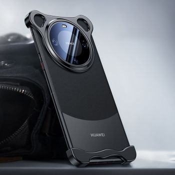 Panda Exterior Frameless Metal Case with Lens Film For HUAWEI Mate 60 Series
