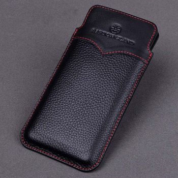 Pull Type Contrasting Genuine Leather Protective Case For HUAWEI Mate XS/Mate X