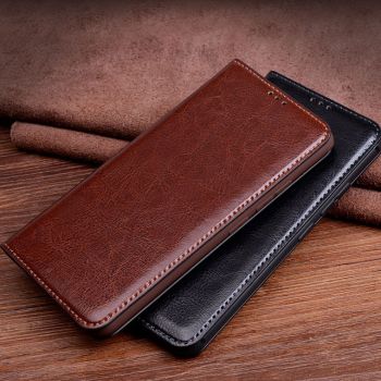 Vintage Style Genuine Leather Flip Stand Protective Case For HUAWEI Nova 4