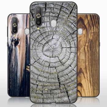 Vintage Wood Grain Series Soft Silicone Protective Case For Huawei Enjoy 9