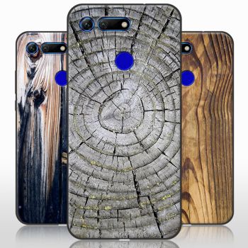Vintage Wood Grain Series Soft Silicone Protective Case For Huawei Honor V20