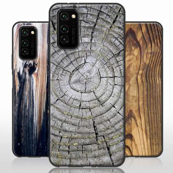 Vintage Wood Grain Series Soft Silicone Protective Case For HUAWEI Honor V30 Pro/V30