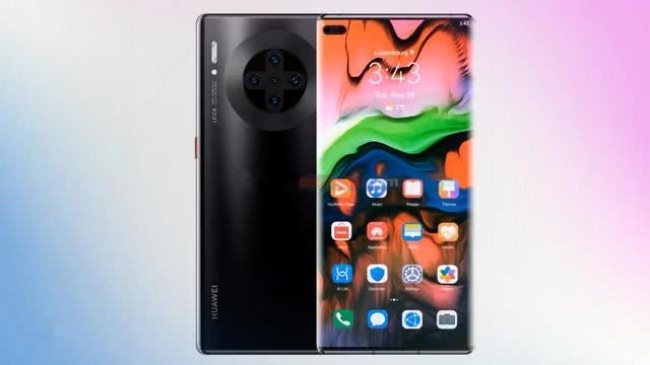 Concept Design Drawing OF HUAWEI Mate 40 Pro: 5 Rear Cameras