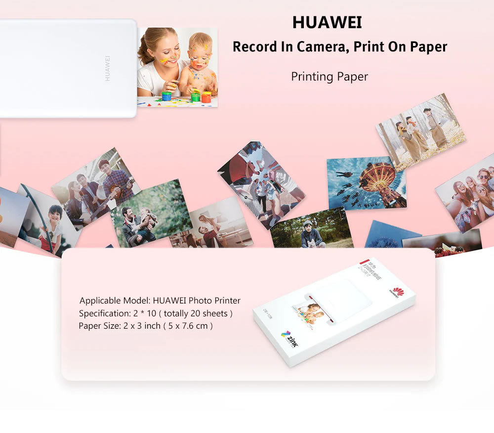 HUAWEI Printing Photo Paper 20 Sheets