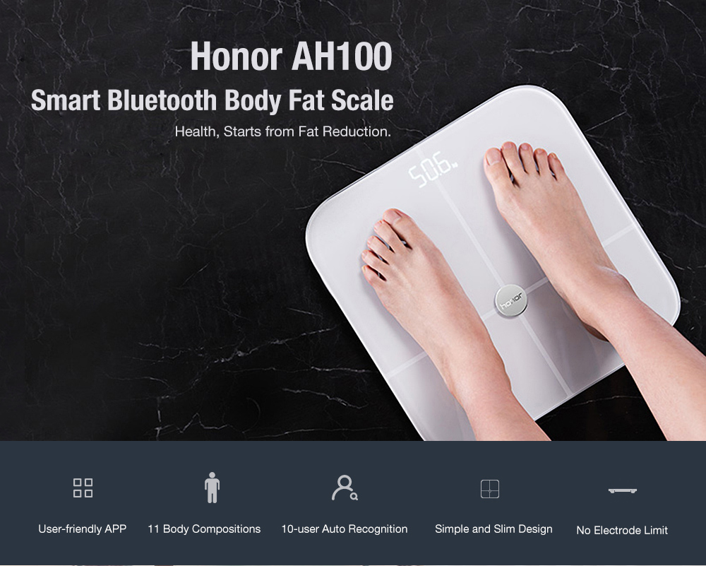 Original HUAWEI Honor Smart Body Fat Scale