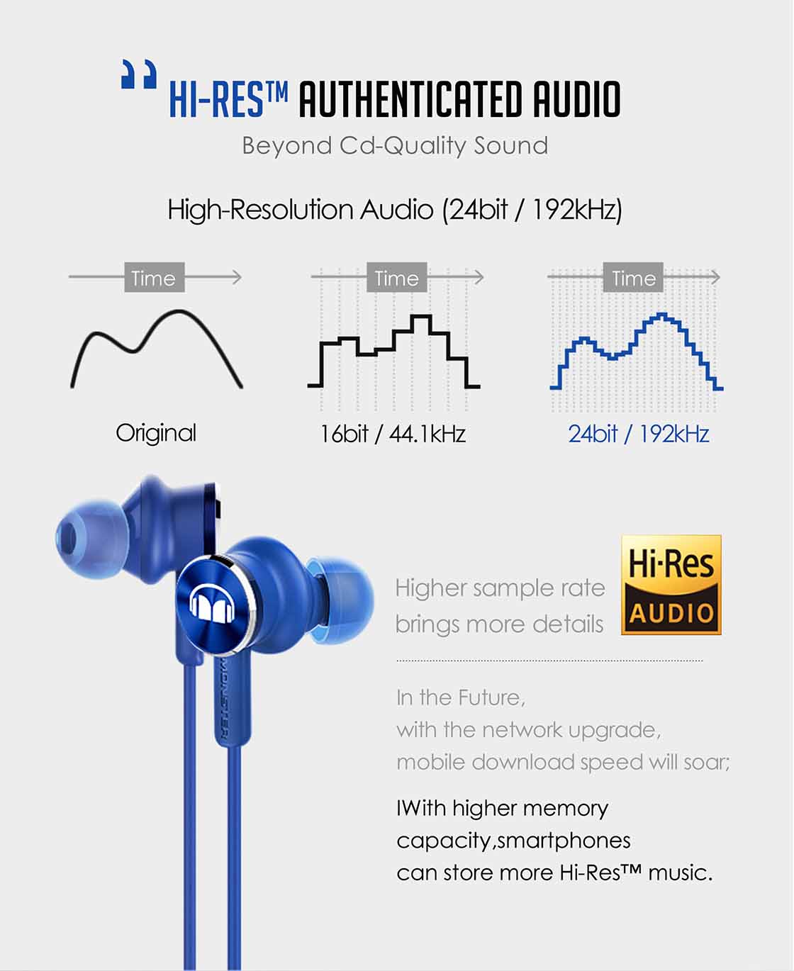 Original HUAWEI Honor Monster Headphone 2 ( AM17 )
