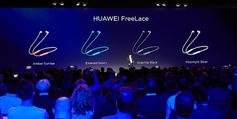 HUAWEI FreeLace Wireless Earphone, fast connect fast charge, plug and play